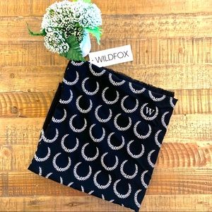 NWT Wildfox black & white large blanket scarf/wrap